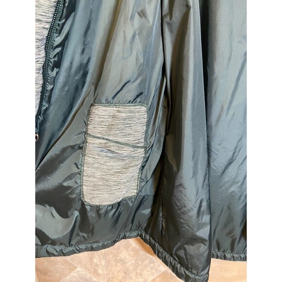 The North Face Jacket Women's Size M Green Long Pseudio Cowlneck Full Zip Puffer - Picture 8 of 13